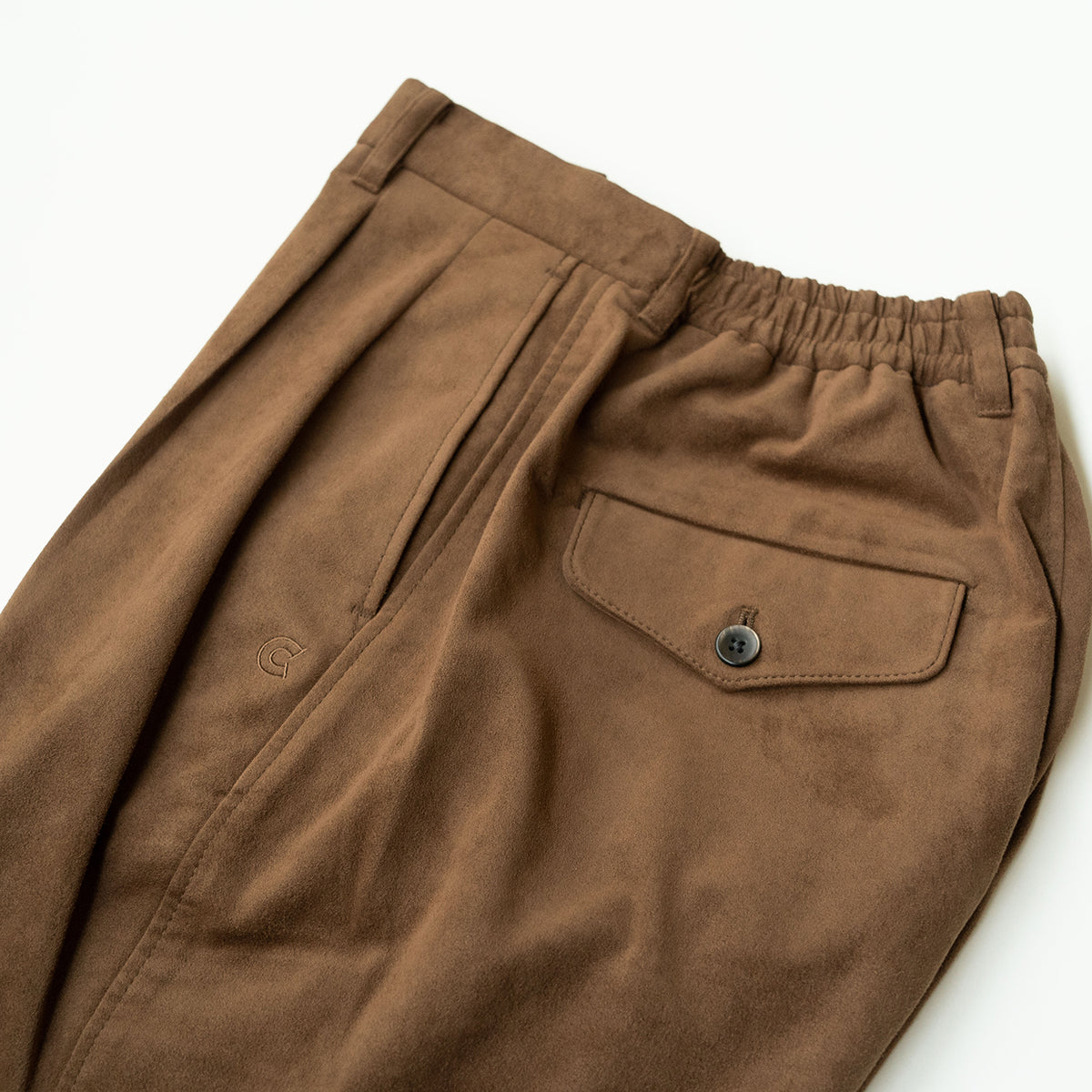 COLONY CLOTHING / Ultrasuede® プリーツショーツ / CC2301-PT05-02