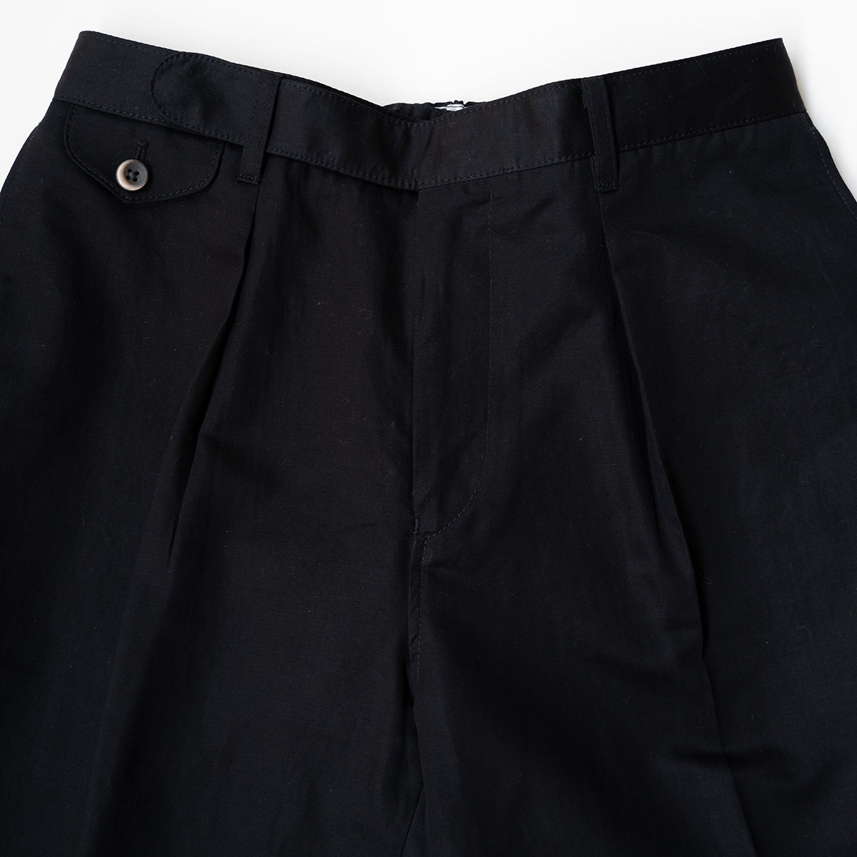 COLONY CLOTHING / コットンリネンシルク ワンプリーツトラウザーズ / CC2301-PT01-04