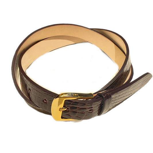 別注 Saddler's / リアルクロコダイルベルト