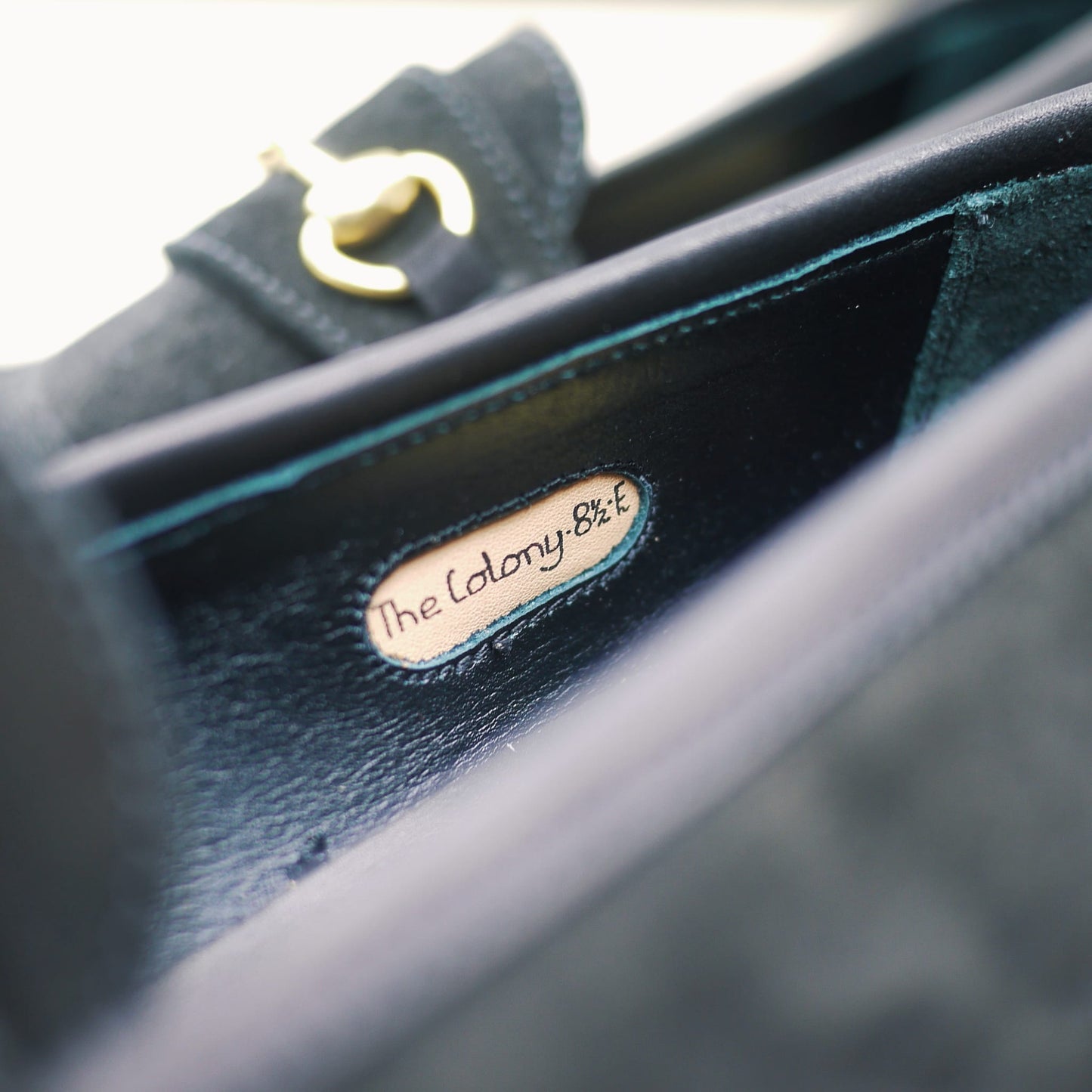 GEORGE CLEVERLEY / ”The Colony" ビットローファー / Black Buckskin (Deer Skin)