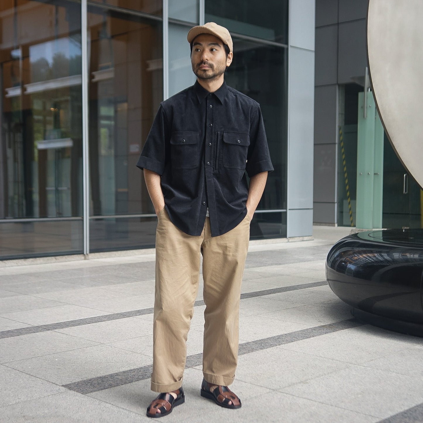 COLONY CLOTHING / Ultrasuede® ショートスリーブ エクスペディション シャツ
