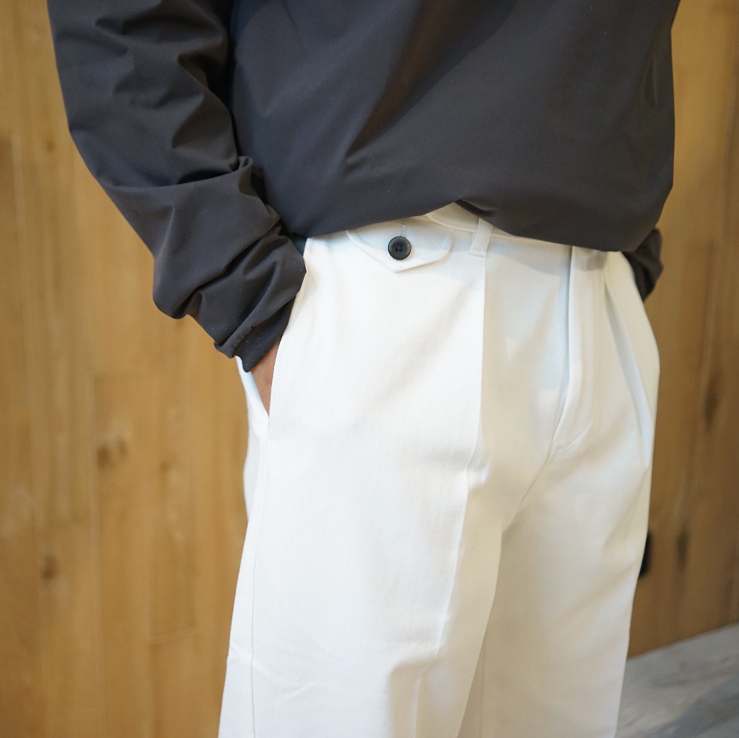 COLONY CLOTHING / デニム ワンプリーツトラウザーズ / CC20FW-PT05