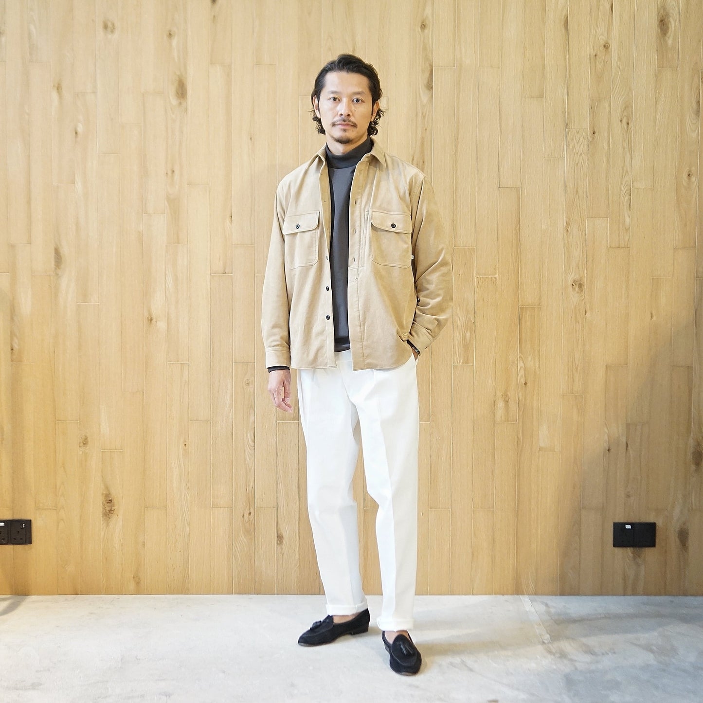 COLONY CLOTHING / デニム ワンプリーツトラウザーズ / CC20FW-PT05