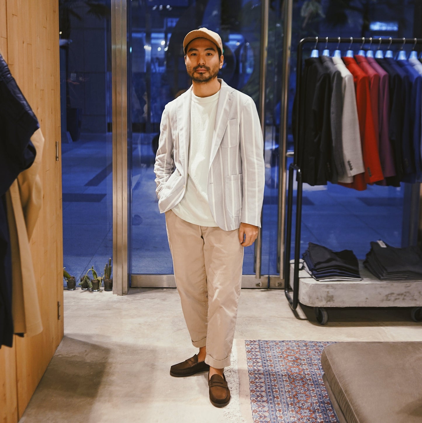 COLONY CLOTHING / Sunbrella ロゴ キャップ