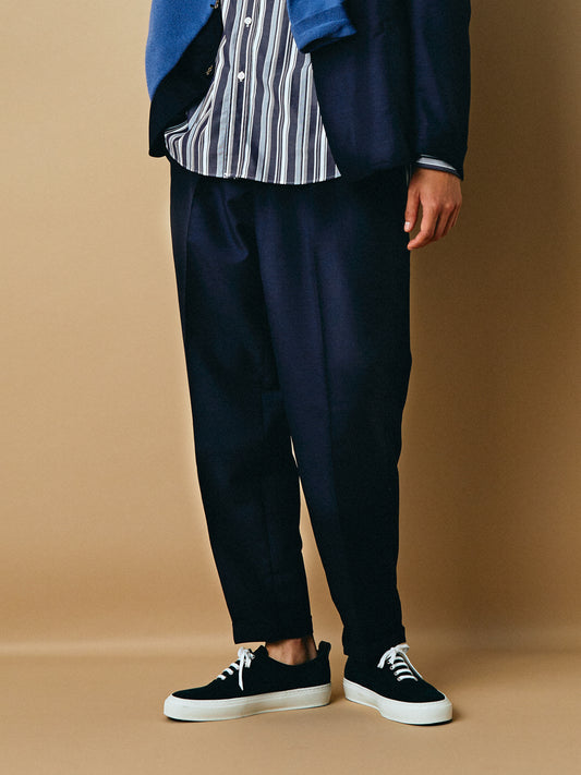 COLONY CLOTHING / TECH WOOL ワンプリーツトラウザーズ / CC2201-PT01-02