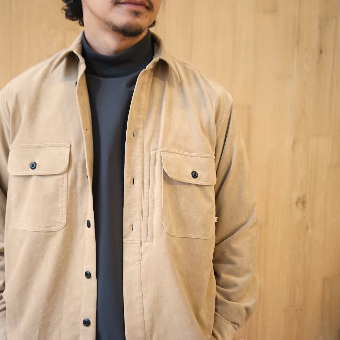 COLONY CLOTHING / ロングスリーブ モックネックTEE / CC20FW-T03