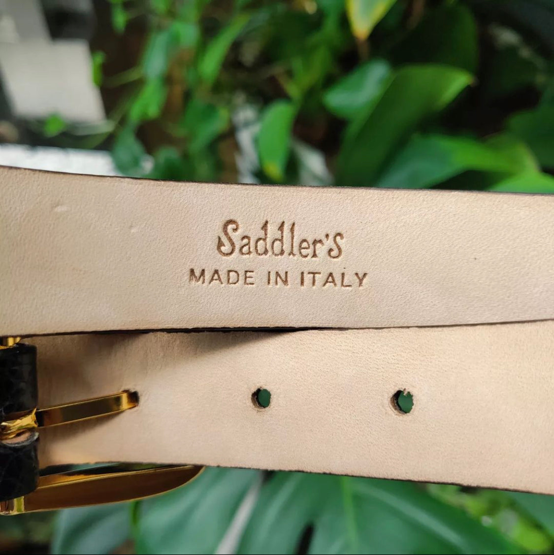 別注 Saddler's / リアルクロコダイルベルト