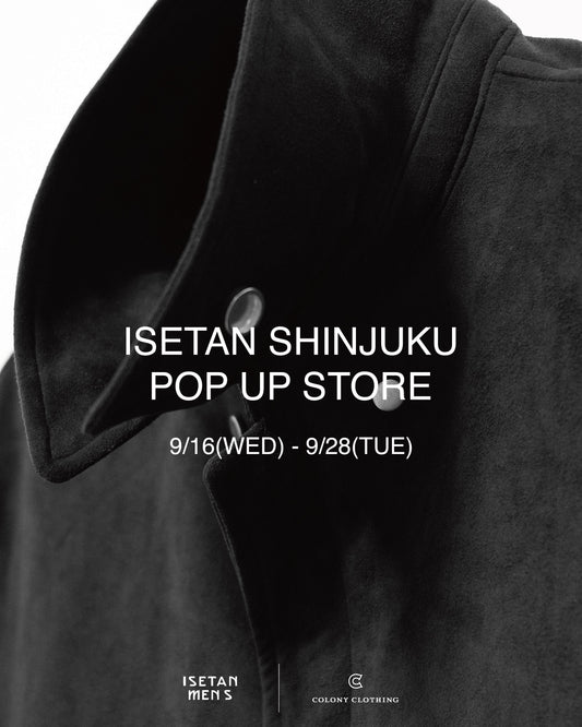 【ISETAN 新宿】2026AW POP UP STORE 開催のお知らせ