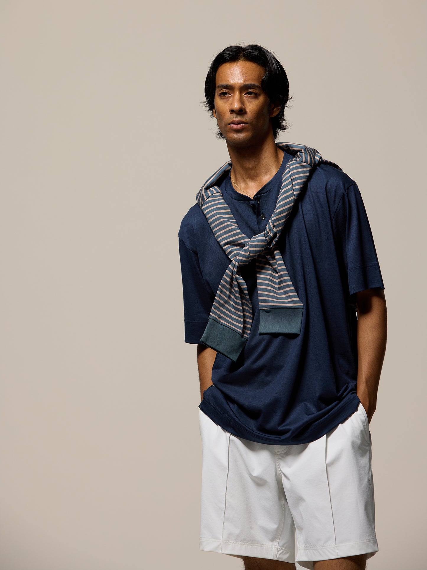 COLONY CLOTHING /  プールサイドショーツ モノトーン / CC2601-SW01-01