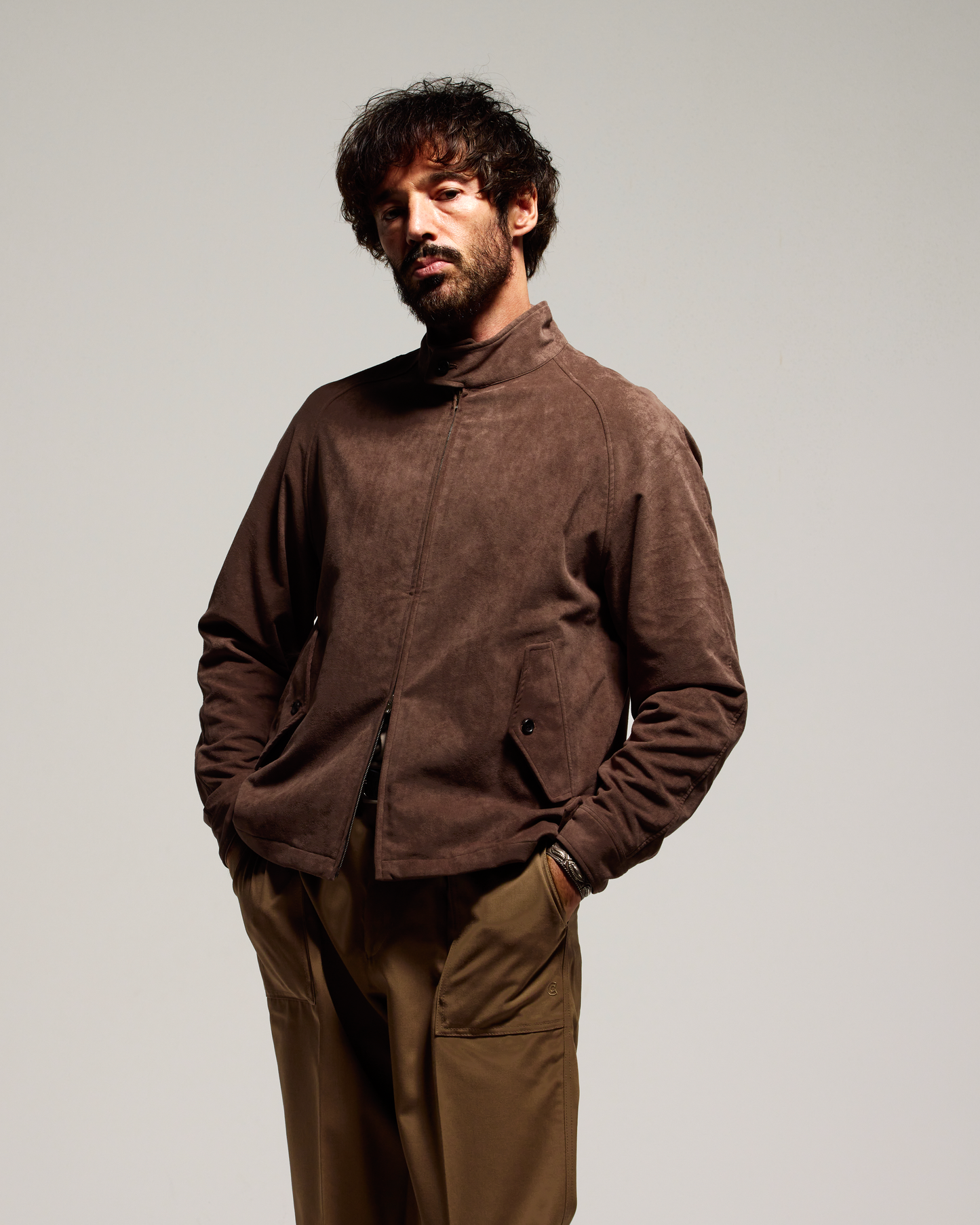 COLONY CLOTHING /  Ultrasuede® ハリントンジャケット / CC2502-JK04-01