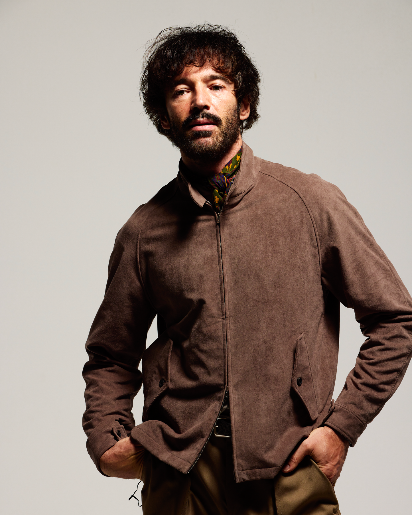 COLONY CLOTHING /  Ultrasuede® ハリントンジャケット / CC2502-JK04-01