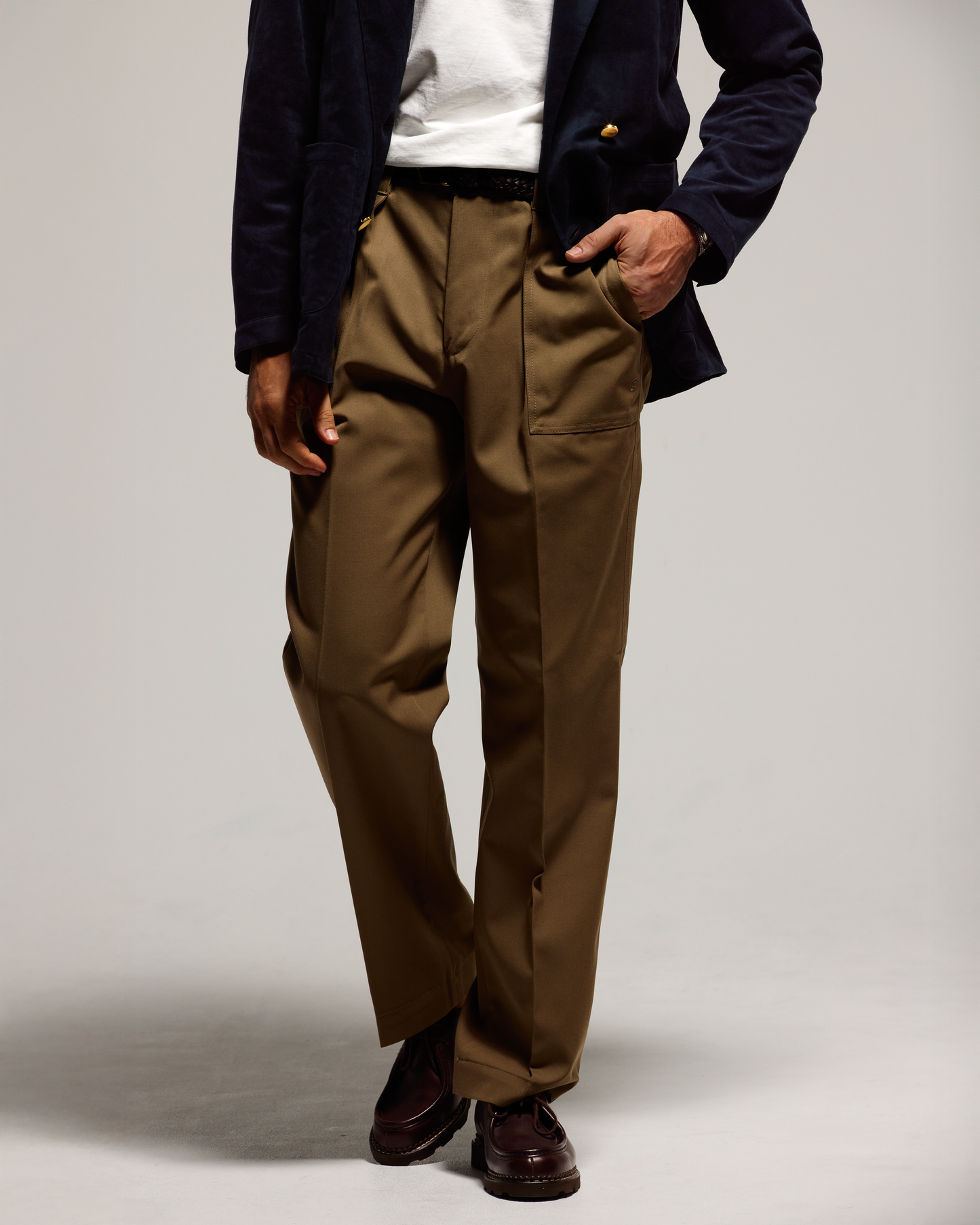 COLONY CLOTHING / ベイカートラウザーズ ウール/ CC2502-PT01-02