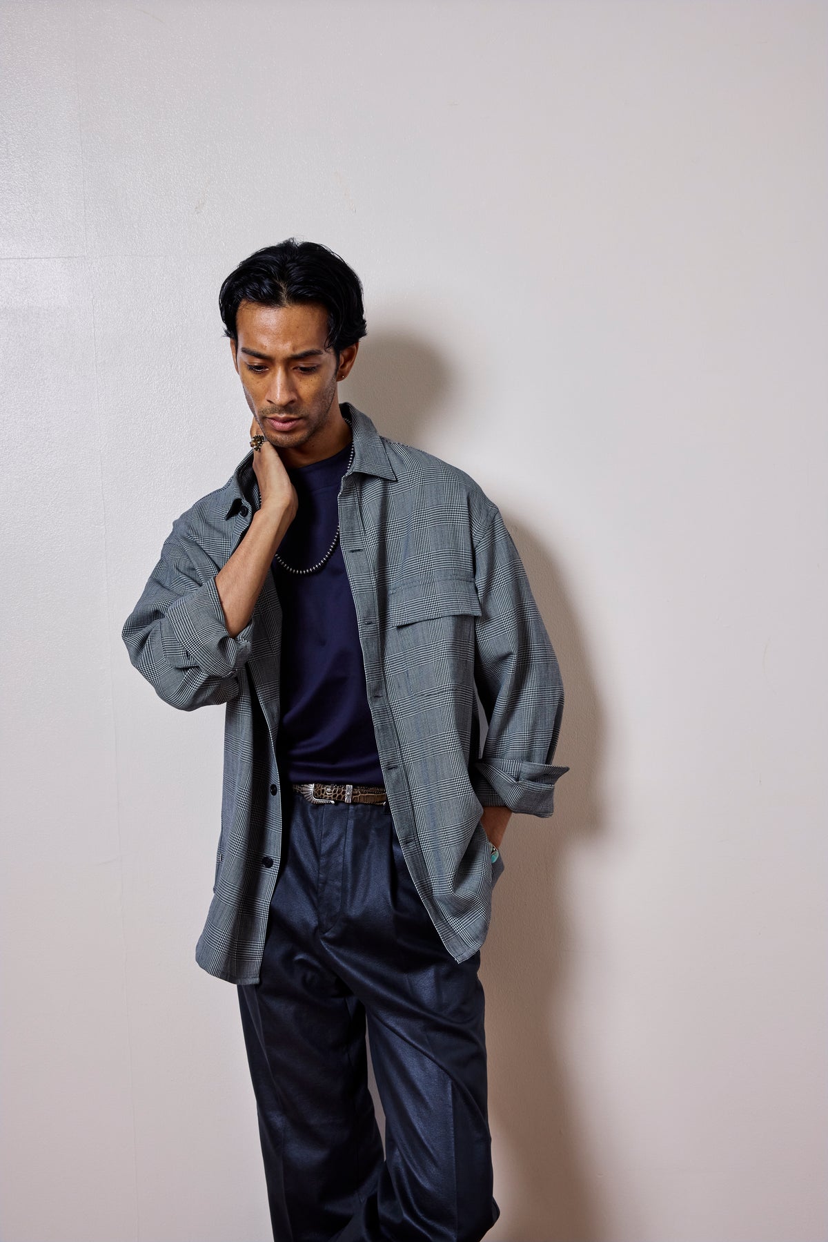 COLONY CLOTHING / Ultrasuede®nu ワンプリーツイージートラウザーズ / CC2602-PT01-02