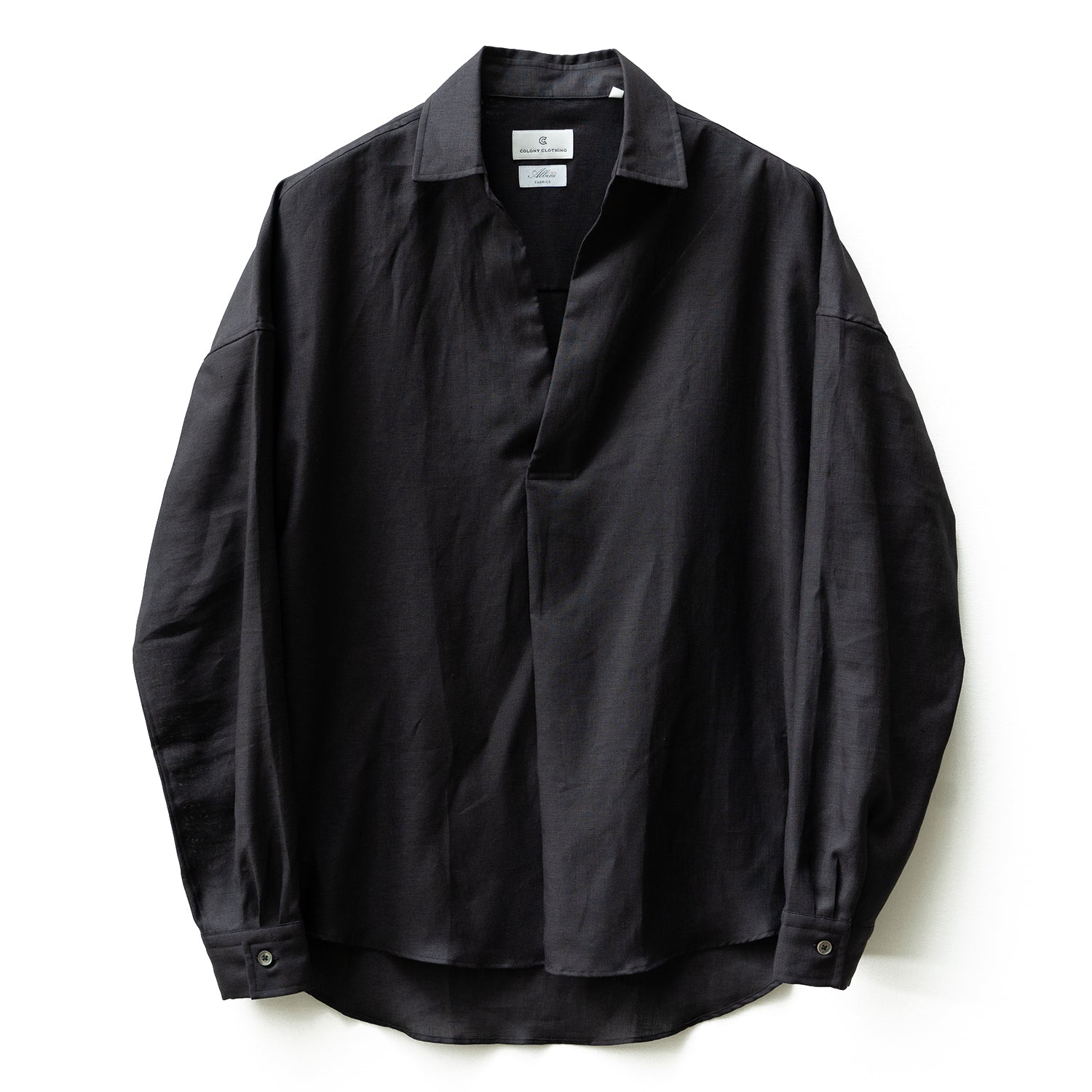 COLONY CLOTHING / ALBINI リネン プールサイドシャツ / CC2401-SH02-01 – colonyclothing.jp