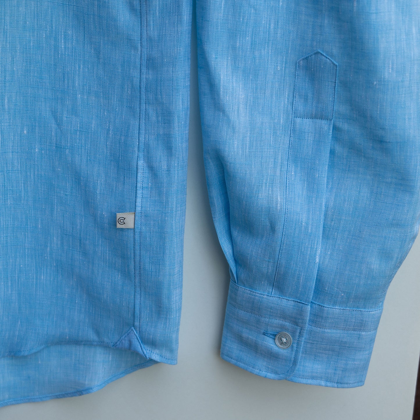 COLONY CLOTHING / ALBINI リネン ラウンジシャツ SAX BLUE / CCSE-SH02