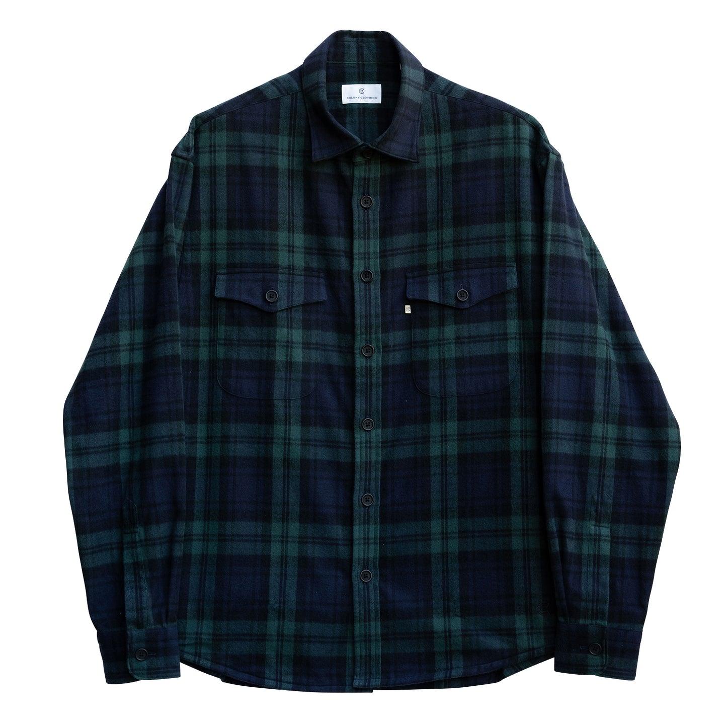 COLONY CLOTHING / ブラックウォッチ ダブルポケットシャツ / CC2302-SH05