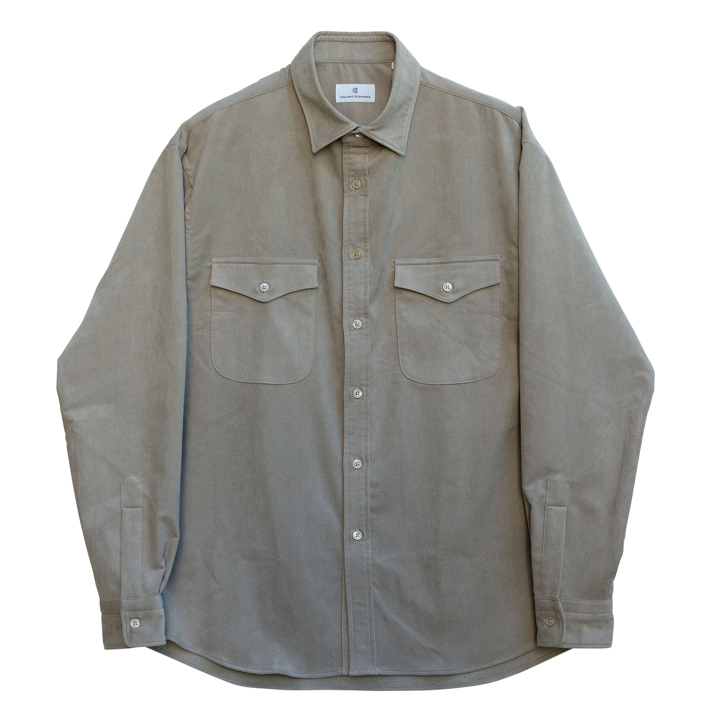 COLONY CLOTHING / Ultrasuede® ダブルポケットシャツ / CC2302-SH04