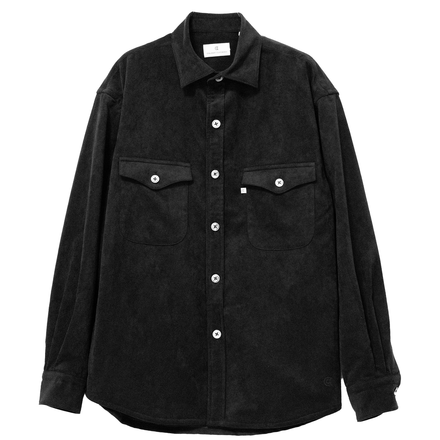 COLONY CLOTHING / Ultrasuede® ダブルポケットシャツ （サイドポケット付き） / CC2402-SH04