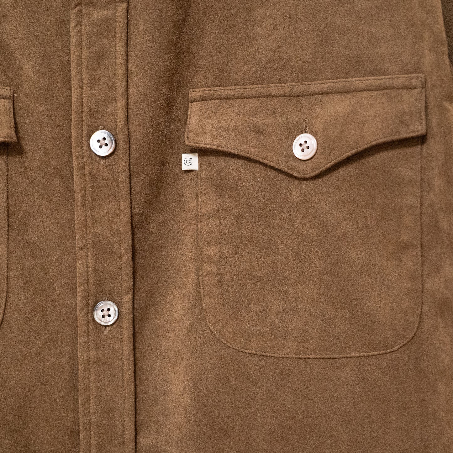 COLONY CLOTHING / Ultrasuede® ダブルポケットシャツ （サイドポケット付き） / CC2402-SH04