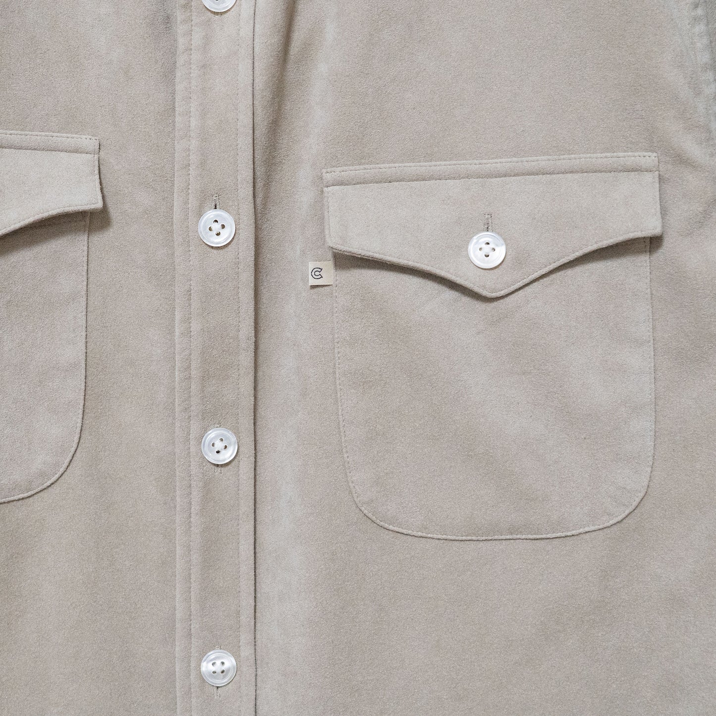 COLONY CLOTHING / Ultrasuede® ダブルポケットシャツ （サイドポケット付き） / CC2402-SH04