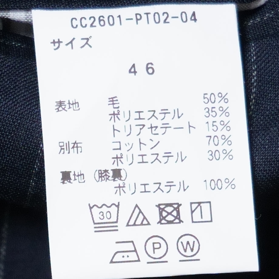 COLONY CLOTHING / ワンプリーツイージートラウザーズ / CC2601-PT02-04