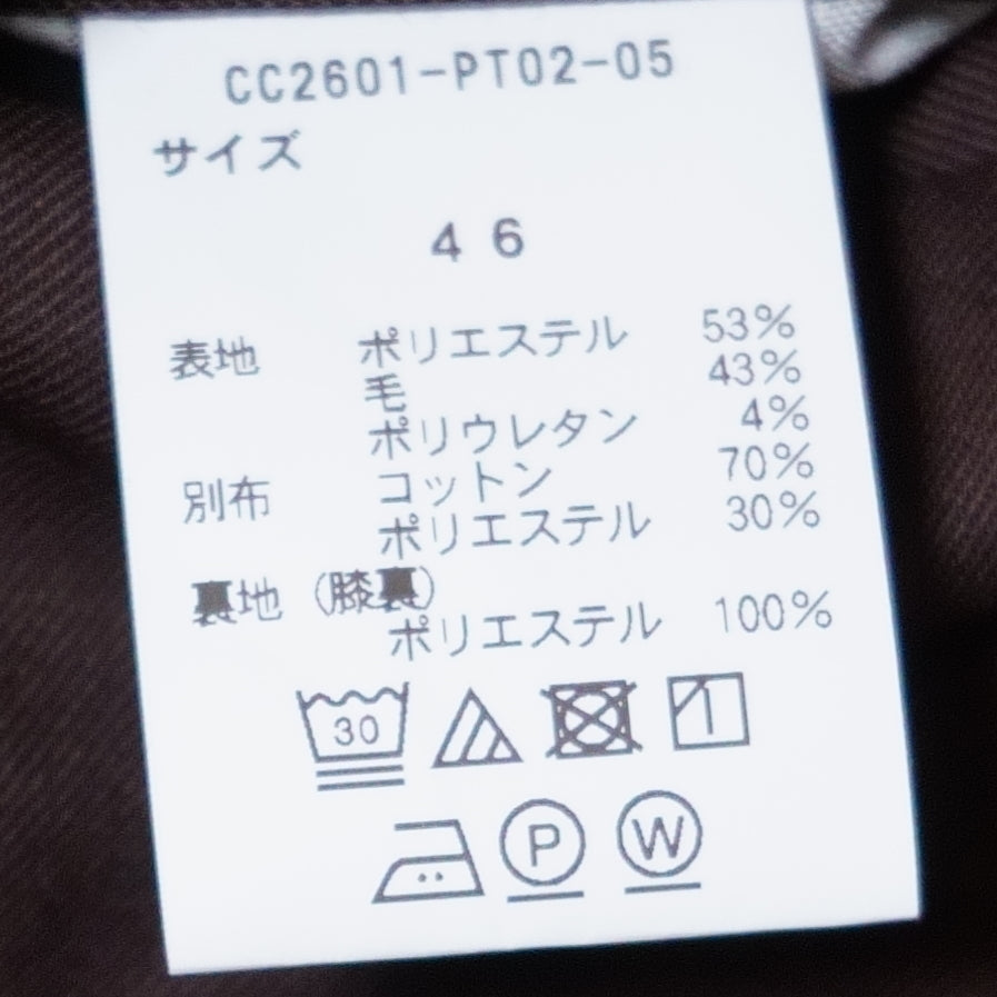 COLONY CLOTHING / ワンプリーツイージートラウザーズ / CC2601-PT02-05