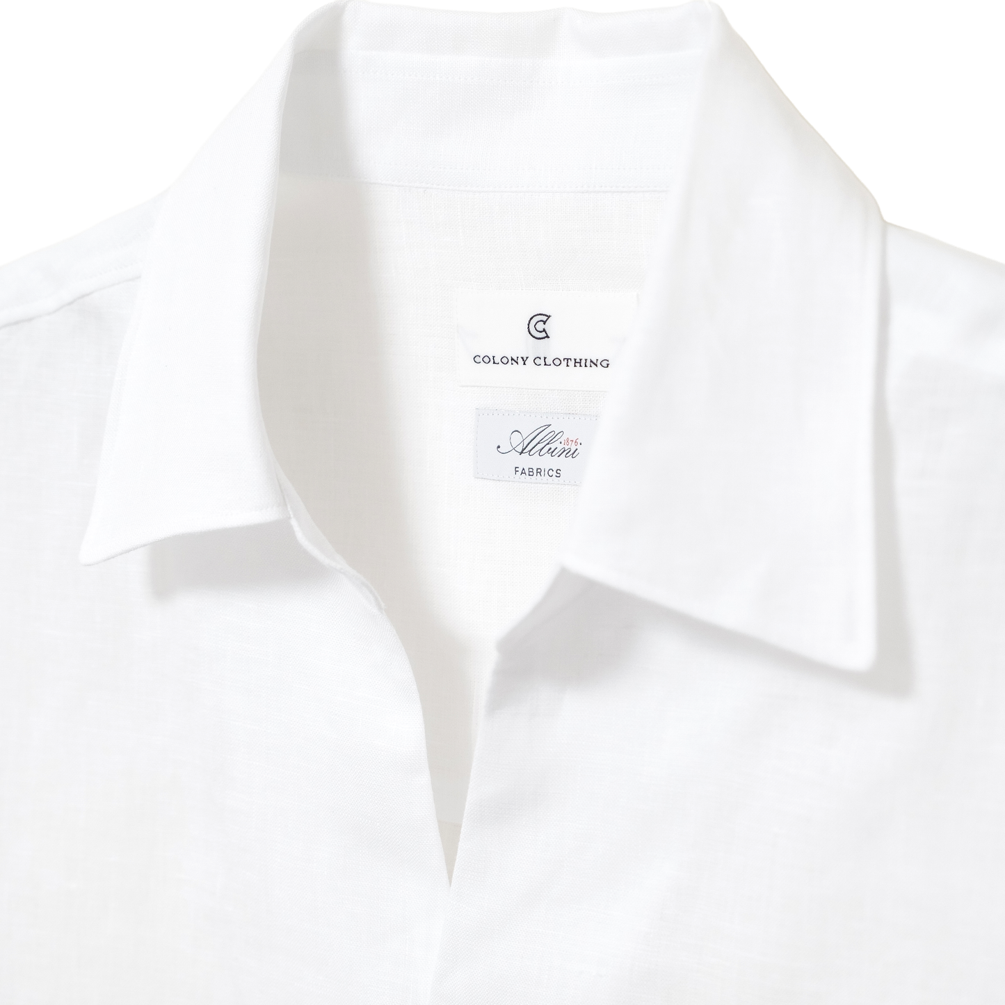COLONY CLOTHING / ALBINI リネン プールサイドシャツ / CC2601-SH02-01