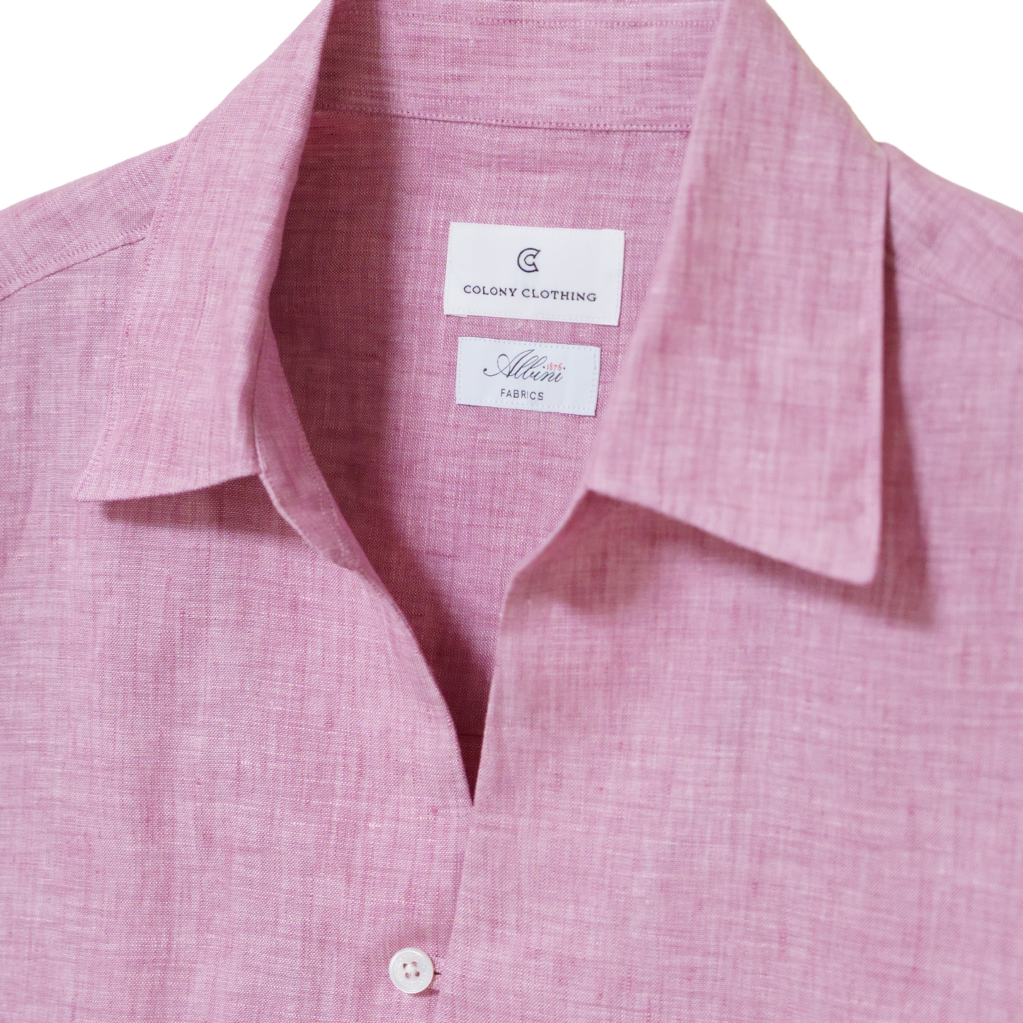 COLONY CLOTHING / ALBINI リネン プールサイドシャツ / CC2601-SH02-01