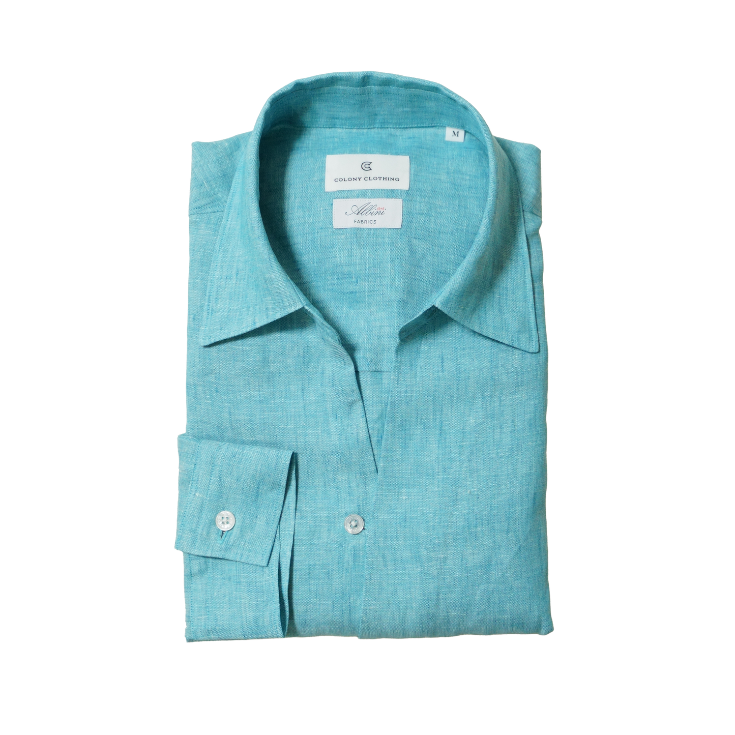 COLONY CLOTHING / ALBINI リネン プールサイドシャツ / CC2601-SH02-01
