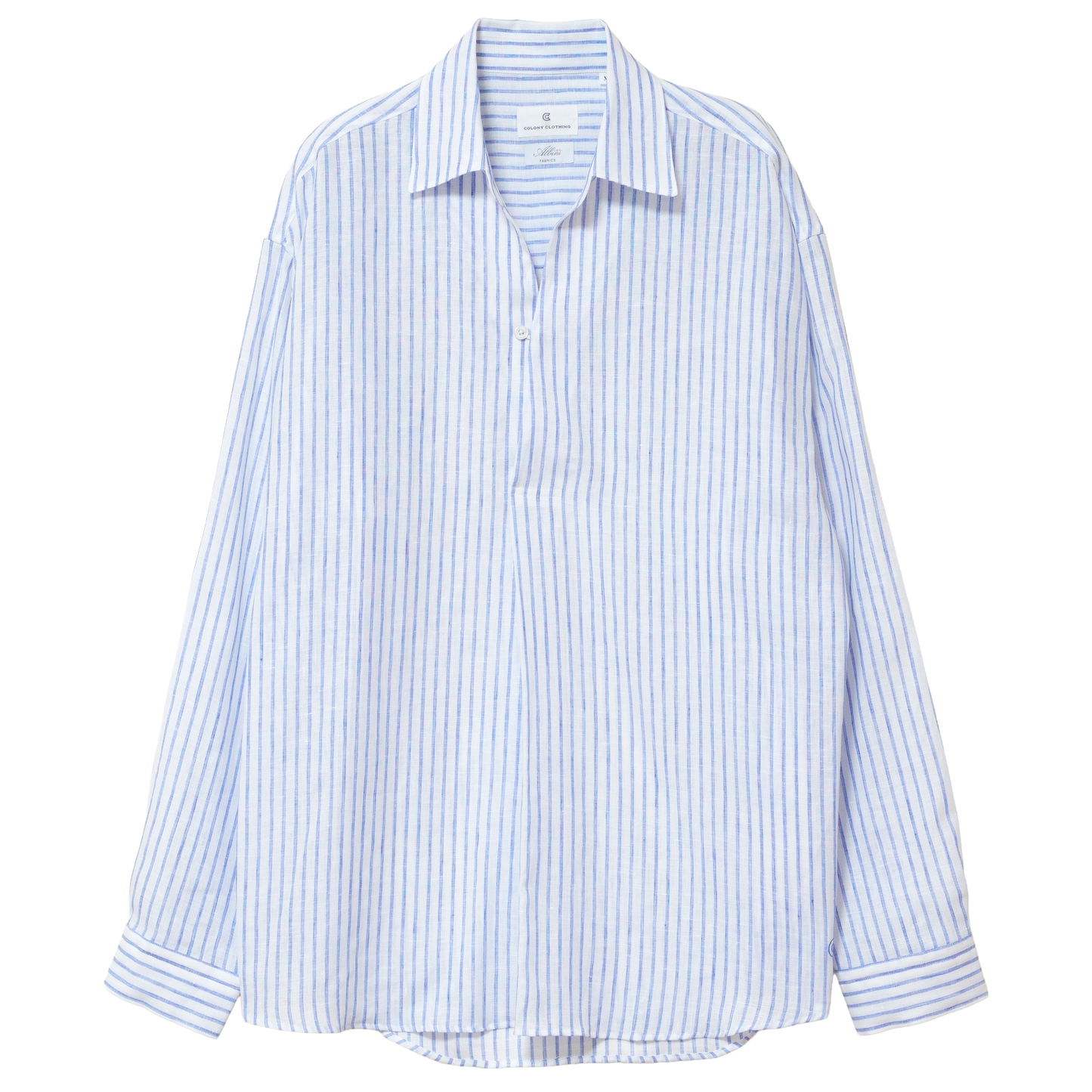 COLONY CLOTHING / ALBINI リネン プールサイドシャツ STRIPE / CC2601-SH02-05