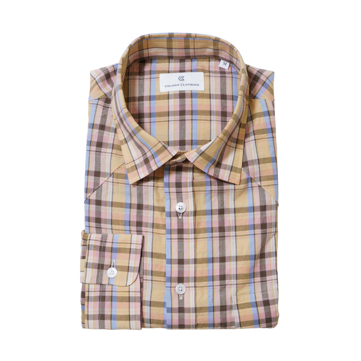 COLONY CLOTHING / ウエスタンシャツ BEIGE  / CC2601-SH04-02