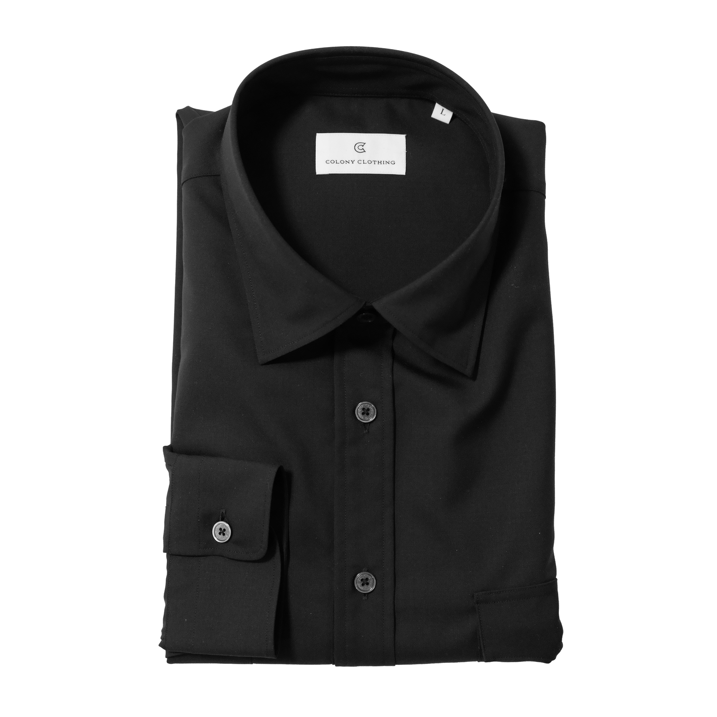 COLONY CLOTHING / ダブルポケットシャツ BLACK / CC2601-SH03-01