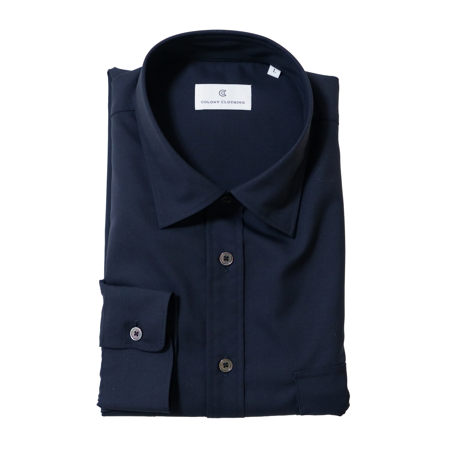 COLONY CLOTHING / ダブルポケットシャツ DARK NAVY / CC2601-SH03-01