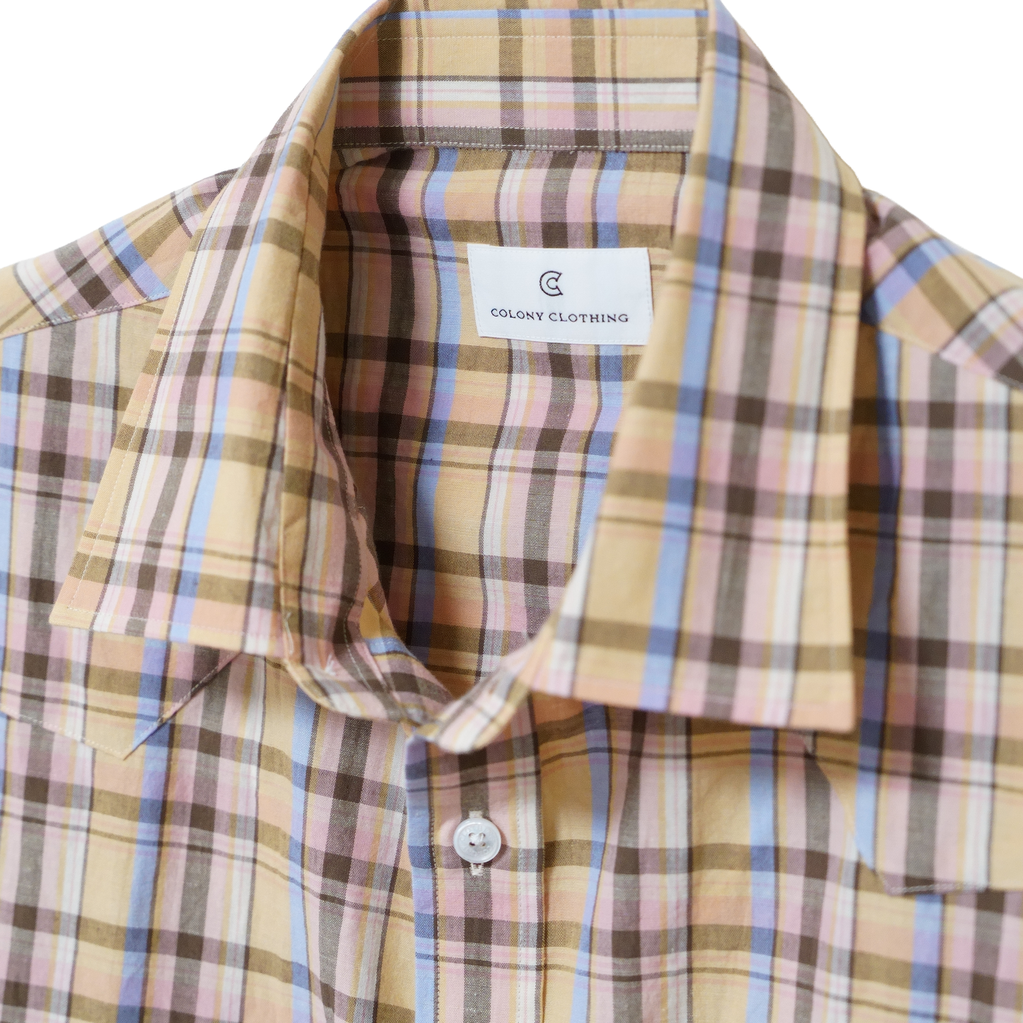 COLONY CLOTHING / ウエスタンシャツ BEIGE  / CC2601-SH04-02