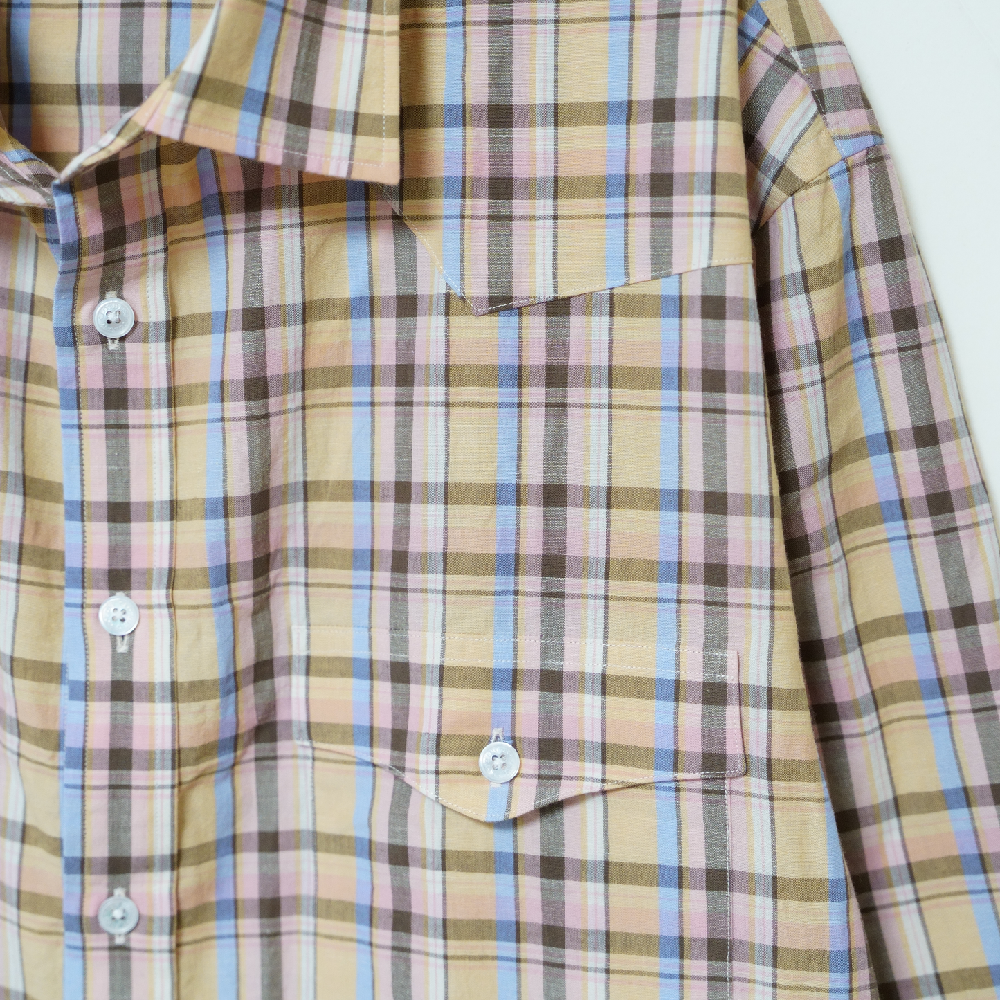 COLONY CLOTHING / ウエスタンシャツ BEIGE  / CC2601-SH04-02