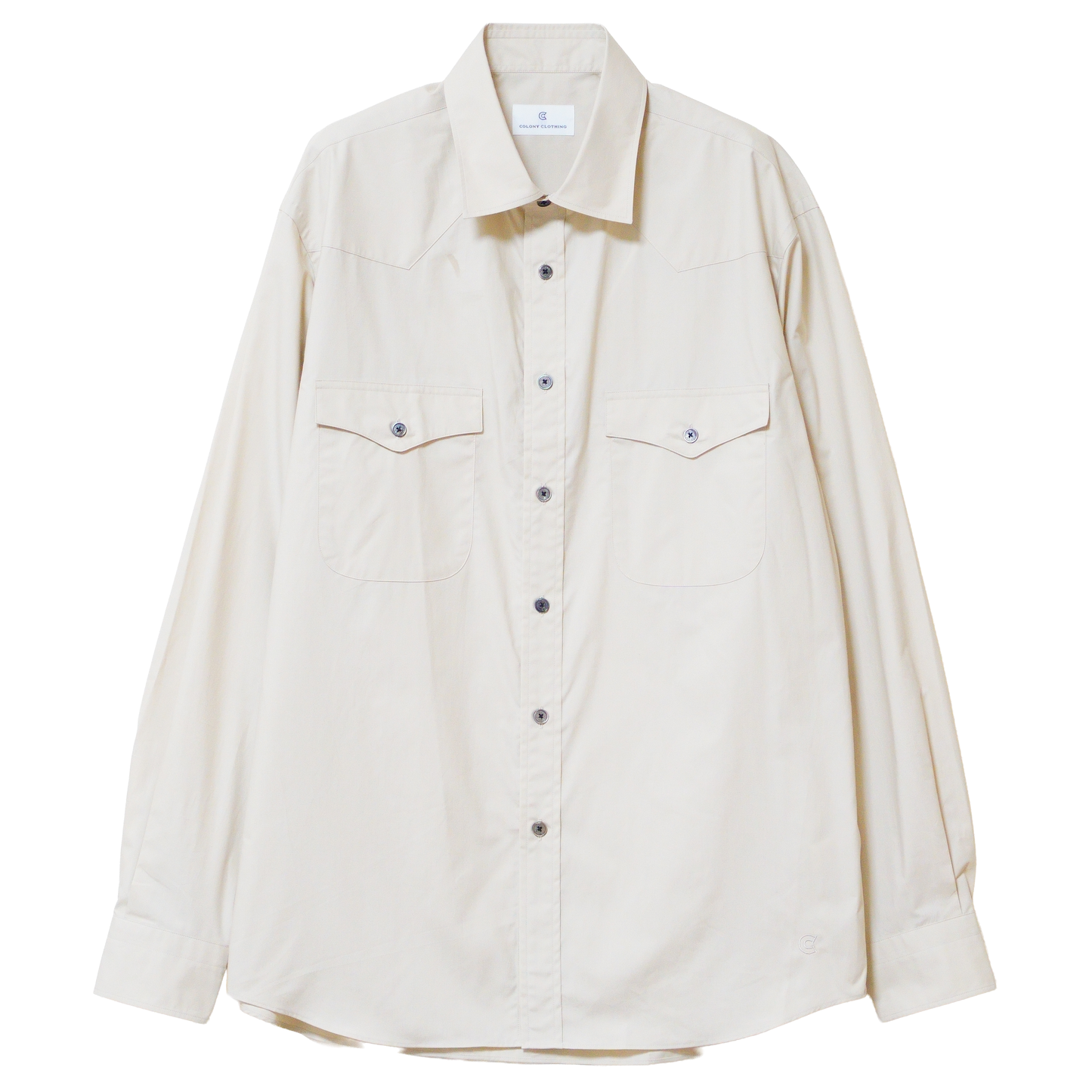 COLONY CLOTHING / ウエスタンシャツ BEIGE / CC2601-SH04-01