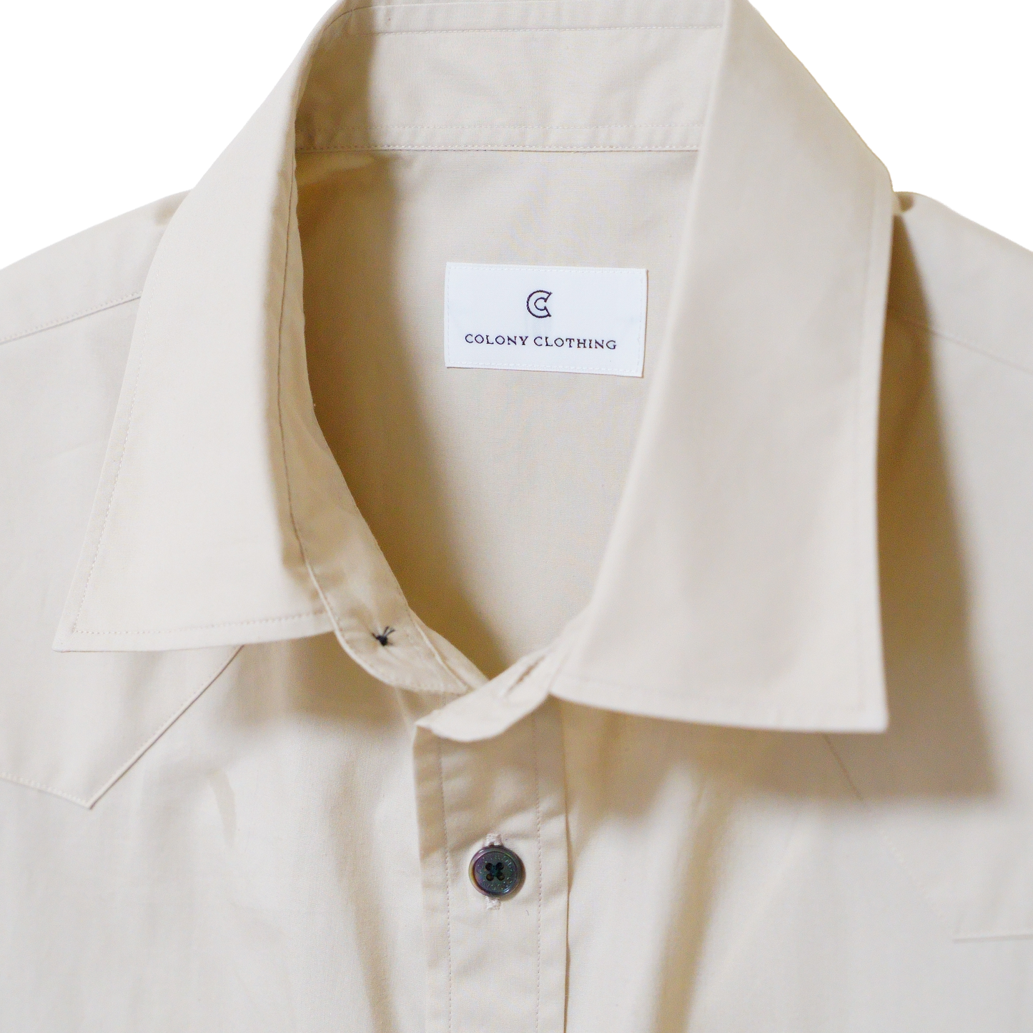 COLONY CLOTHING / ウエスタンシャツ BEIGE / CC2601-SH04-01