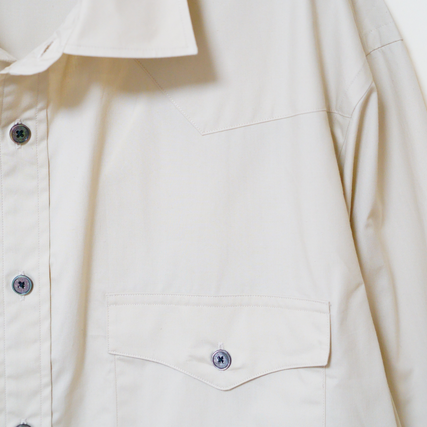 COLONY CLOTHING / ウエスタンシャツ BEIGE / CC2601-SH04-01