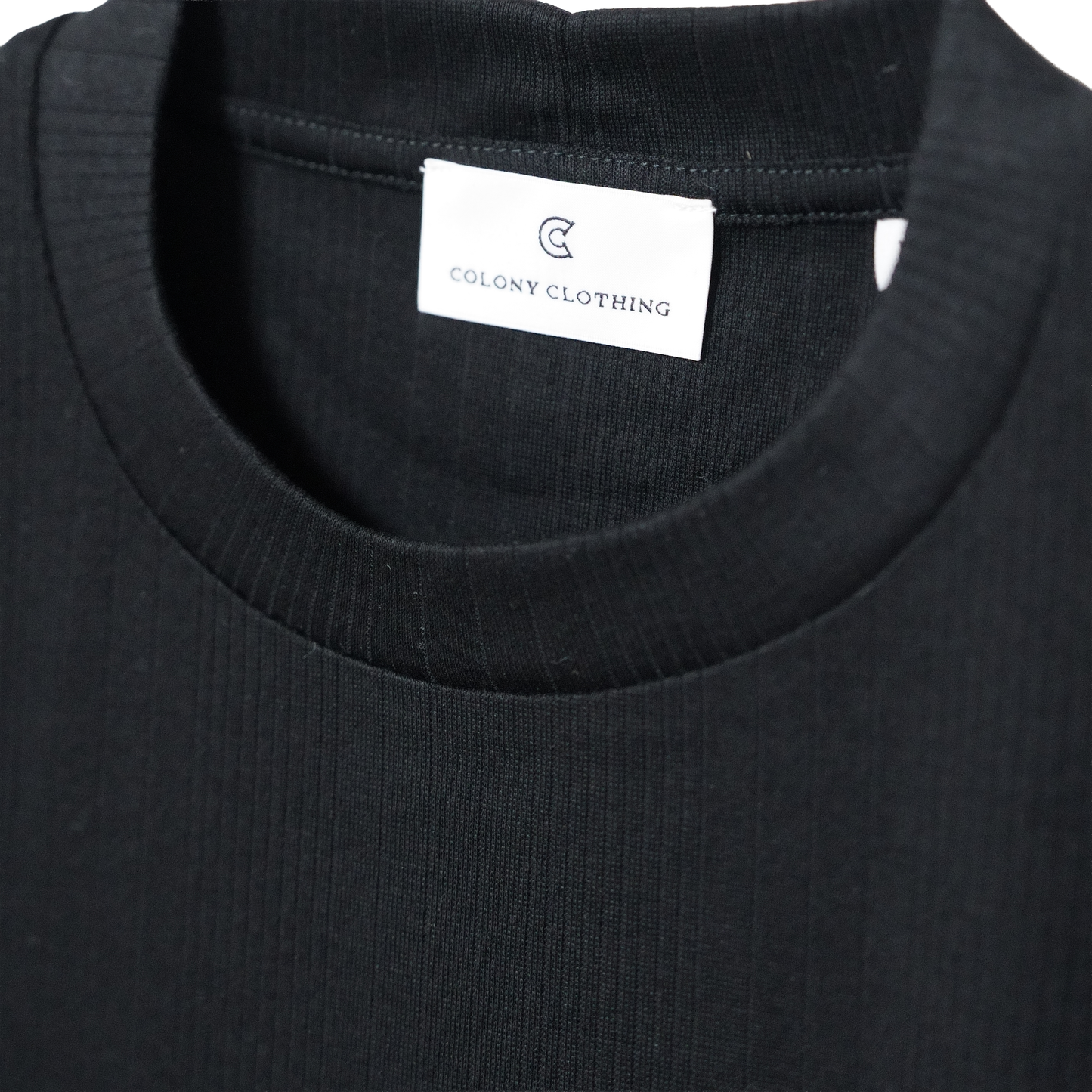 COLONY CLOTHING / リブ編み TEE / CC2601-T01