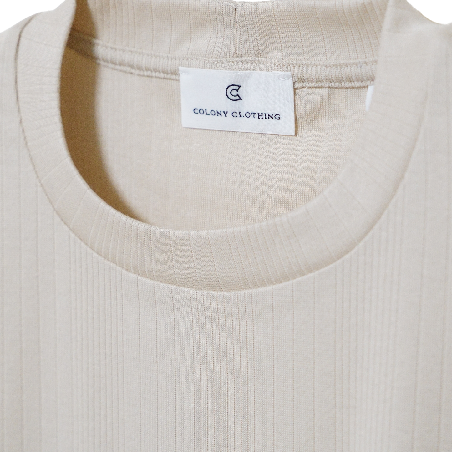 COLONY CLOTHING / リブ編み TEE / CC2601-T01