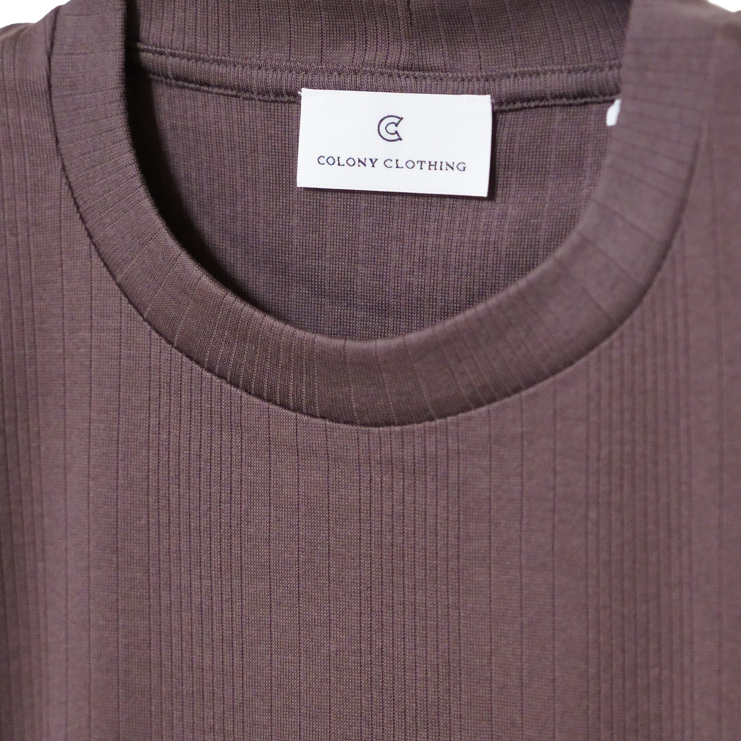 COLONY CLOTHING / リブ編み TEE / CC2601-T01