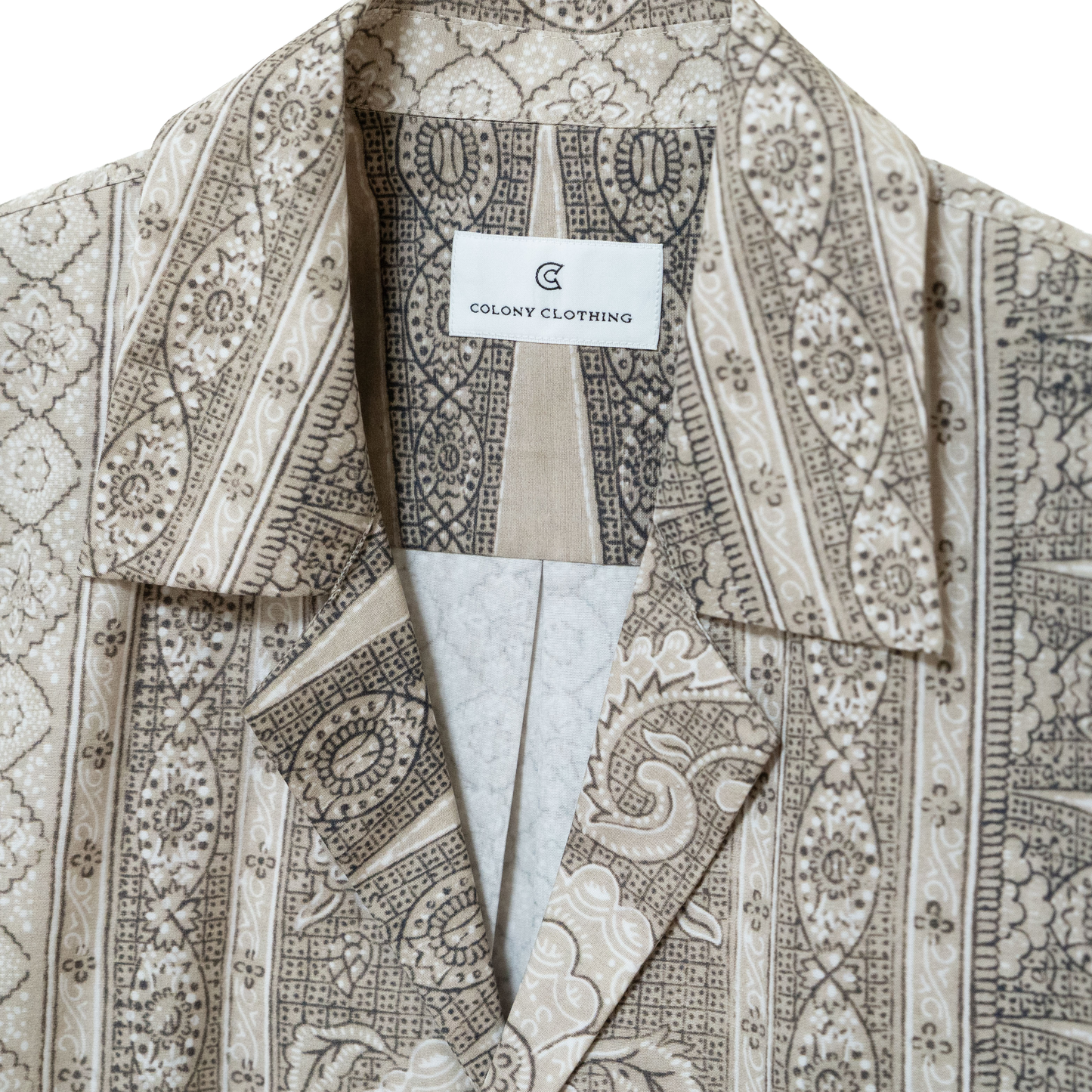 COLONY CLOTHING × Peter Lee / オープンカラーシャツ バティック/ CC2601-SH01-01
