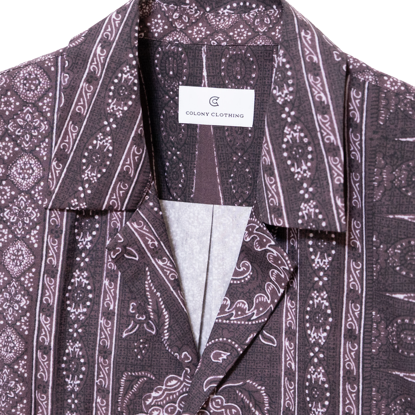 COLONY CLOTHING × Peter Lee / オープンカラーシャツ バティック/ CC2601-SH01-01