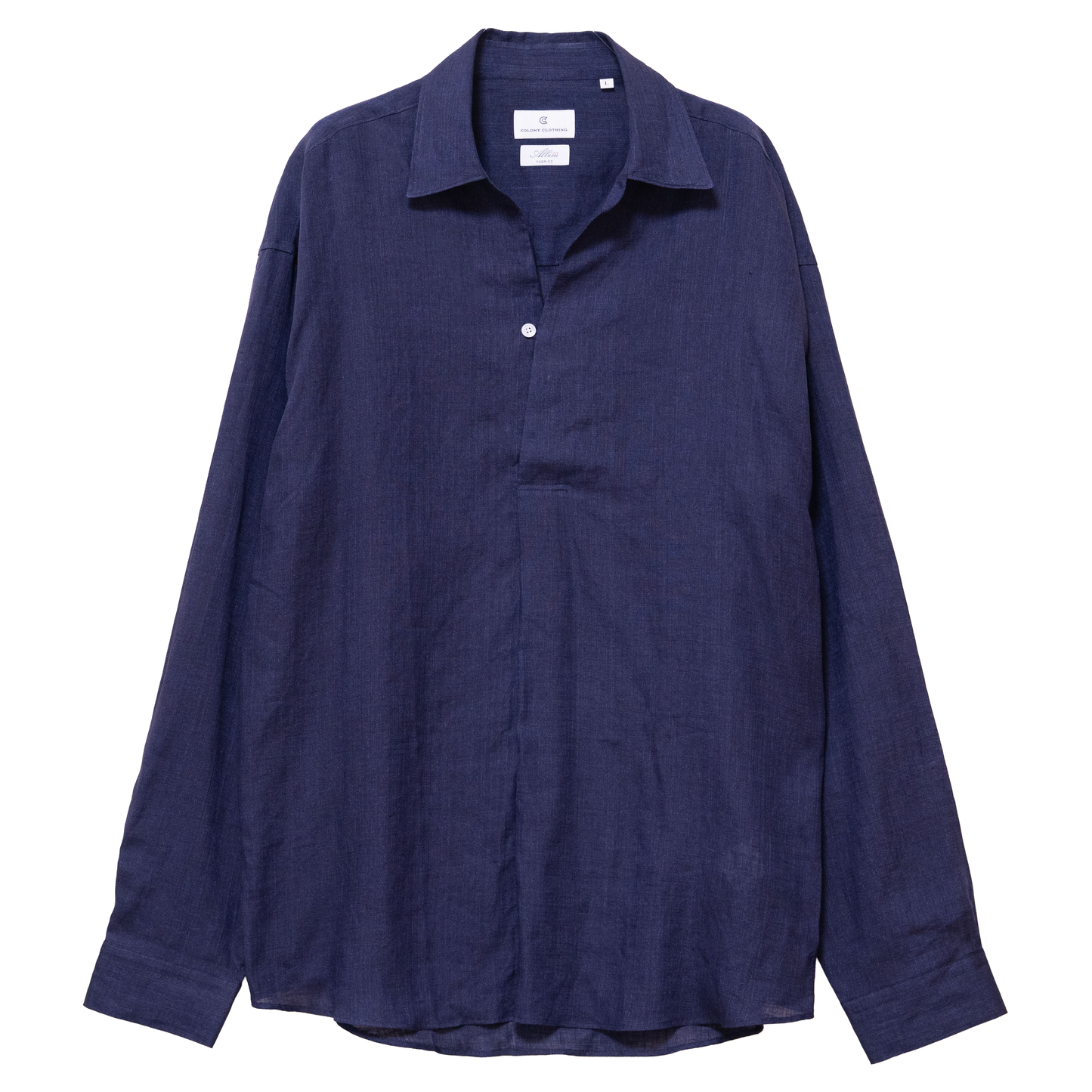 COLONY CLOTHING / ALBINI リネン プールサイドシャツ / CC2601-SH02-01