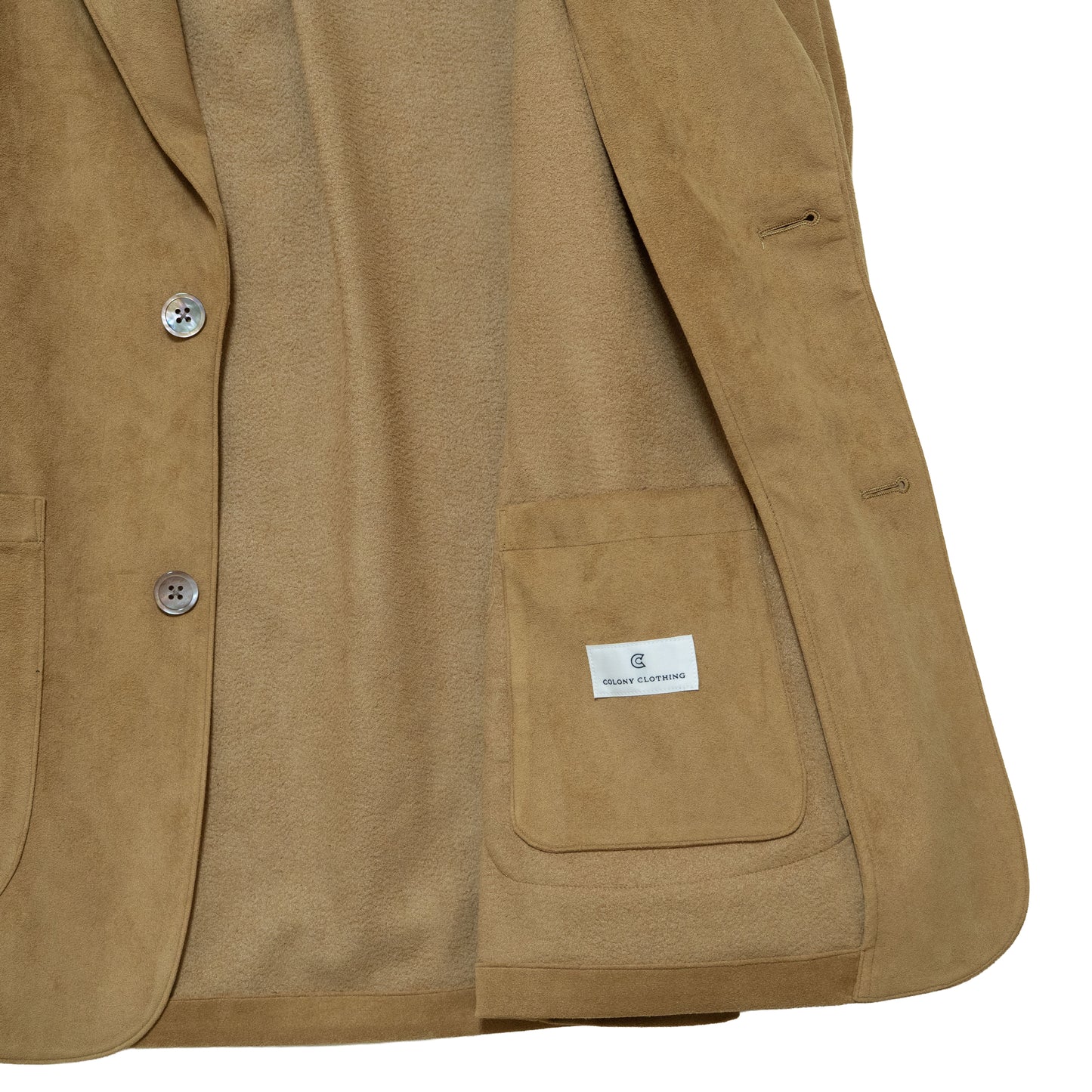 COLONY CLOTHING /Ultrasuede® シャツジャケットシングル / CC2602-JK01S-01