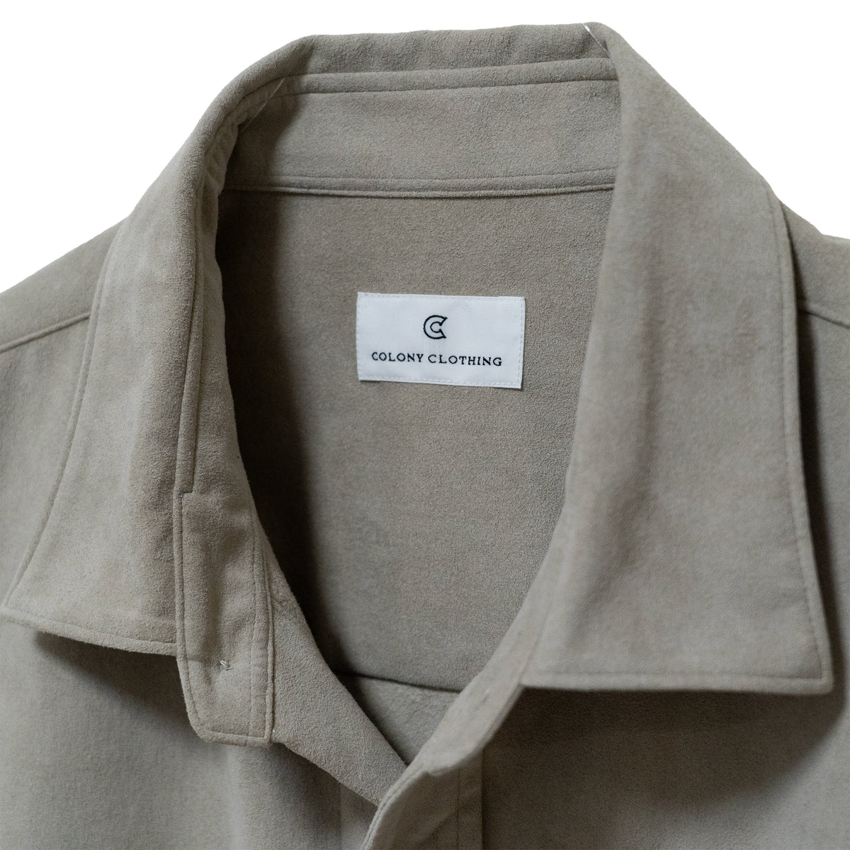 COLONY CLOTHING / Ultrasuede® ダブルポケットシャツ SAND / CC2602-SH03-01
