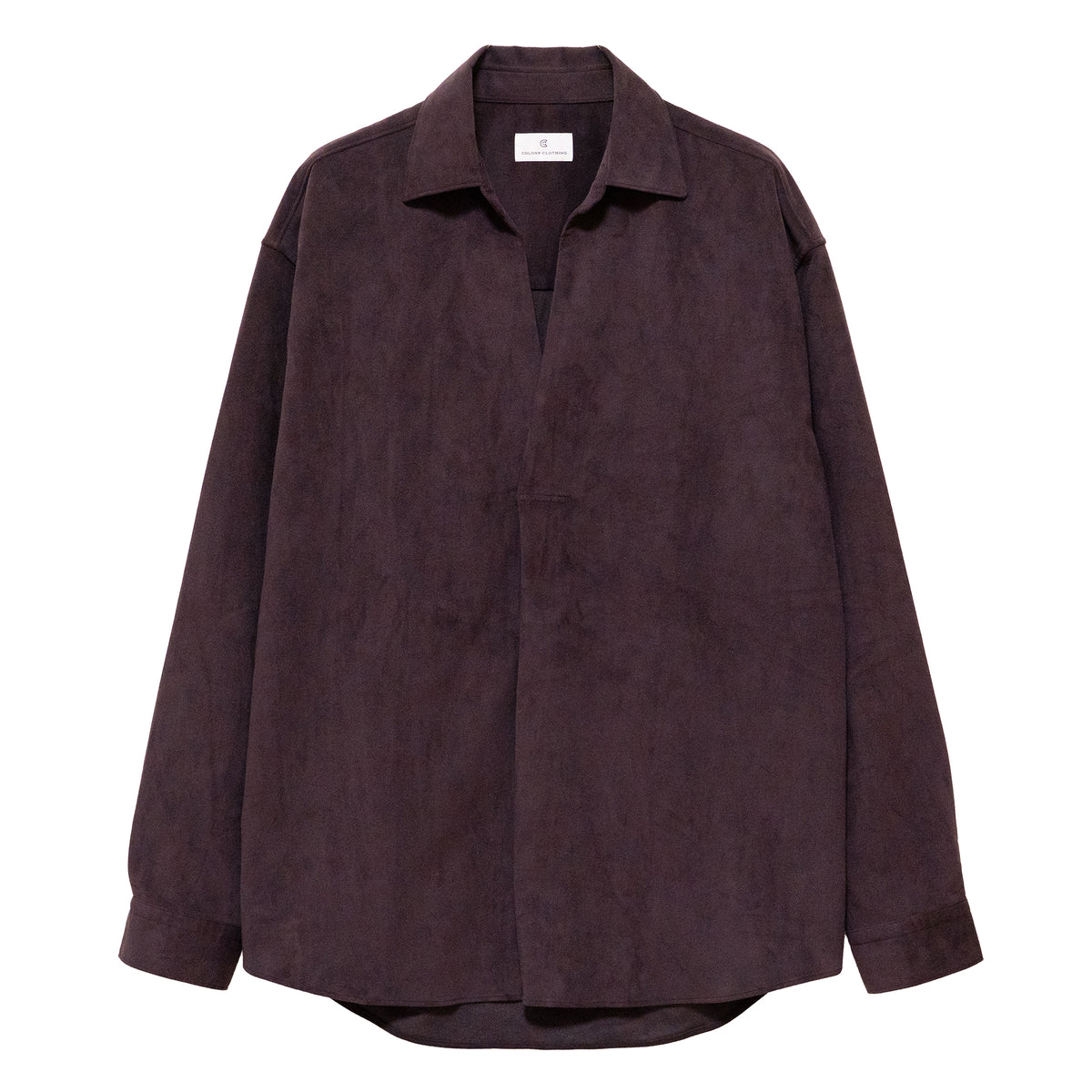 COLONY CLOTHING / Ultrasuede®  プールサイドシャツ / CC2602-SH02-01 BURGUNDY