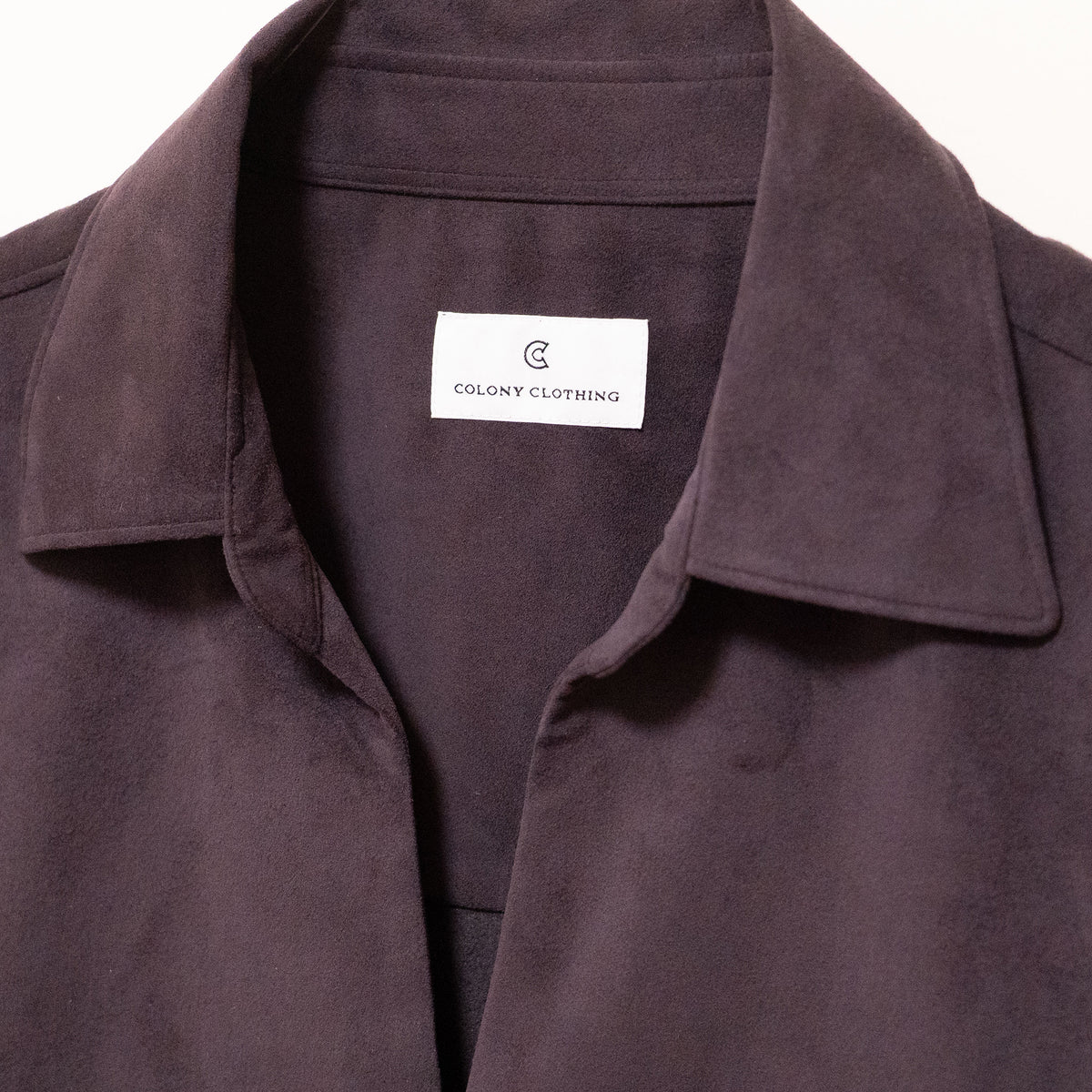 COLONY CLOTHING / Ultrasuede®  プールサイドシャツ / CC2602-SH02-01 BURGUNDY
