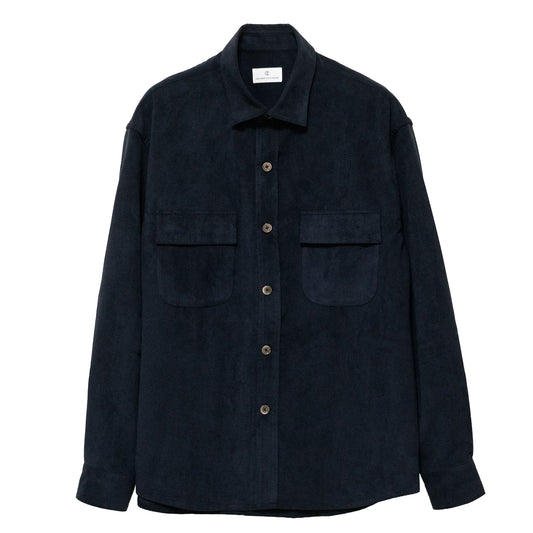 COLONY CLOTHING / Ultrasuede® ダブルポケットシャツ NAVY / CC2602-SH03-01