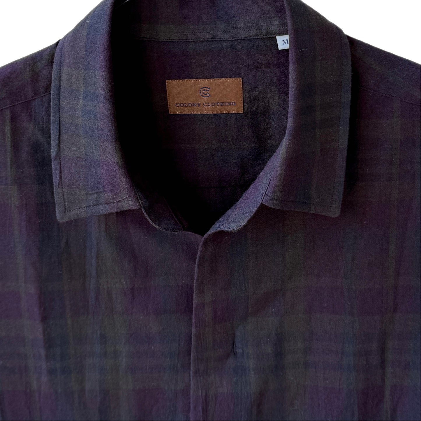 COLONY CLOTHING x Tatsuya Nakamura 10th Anniversary / プールサイドシャツ ダークマドラスチェック / CC2401-SH02-06BMS